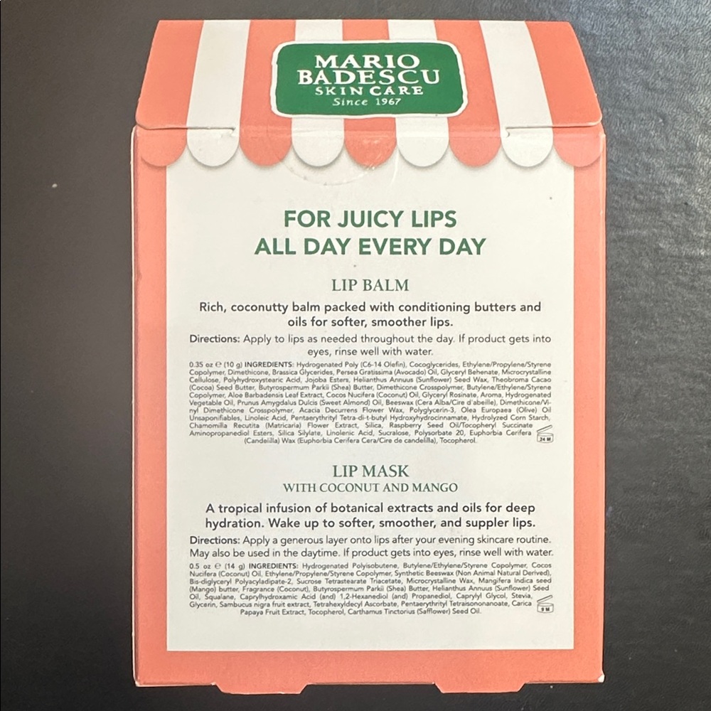 Mario Badescu Coconut & Mango Lip Duo - Picture 2 of 2